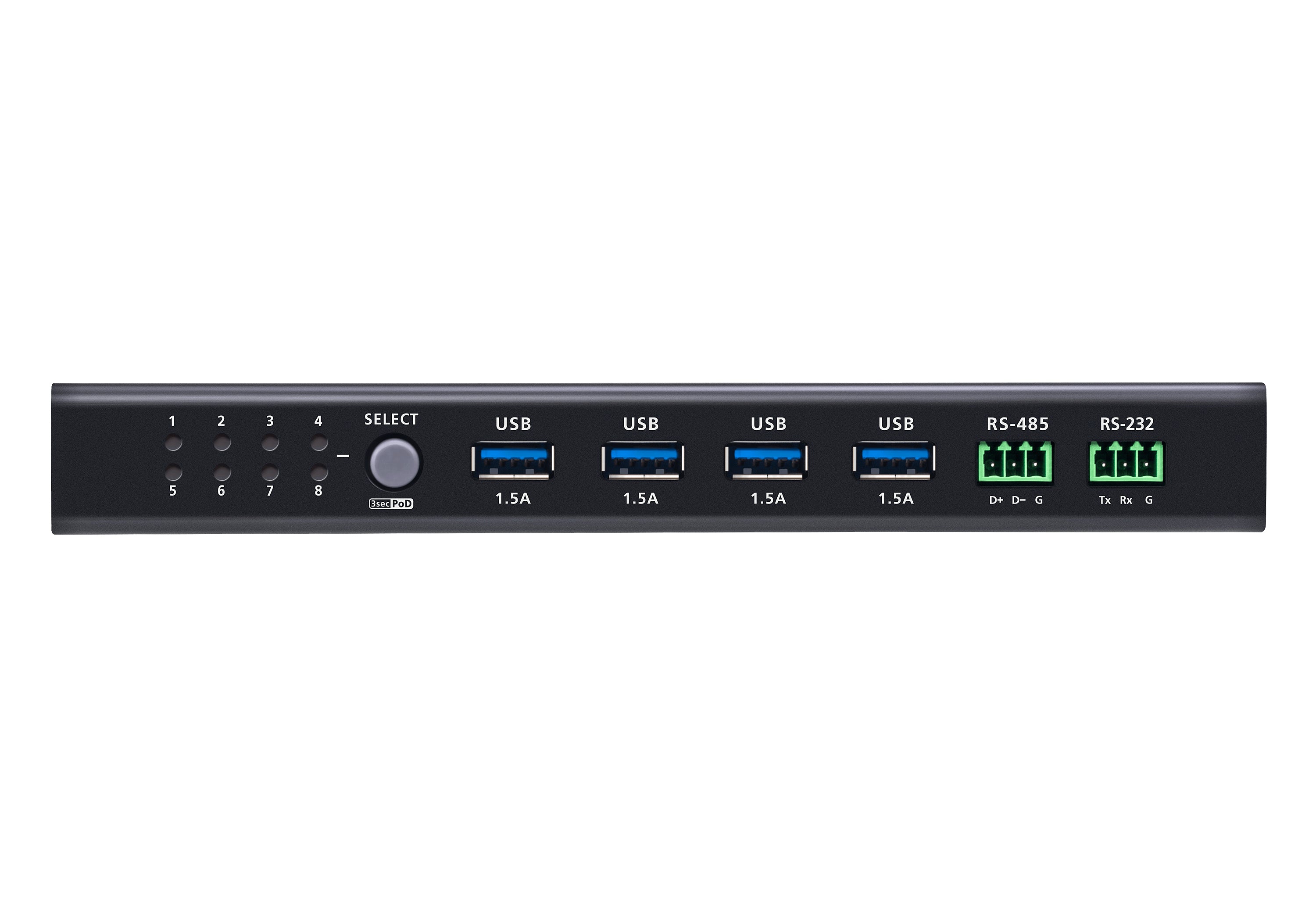 ATEN US3384I Switch Indust. 4 ports USB 3.2 partagés pour 8