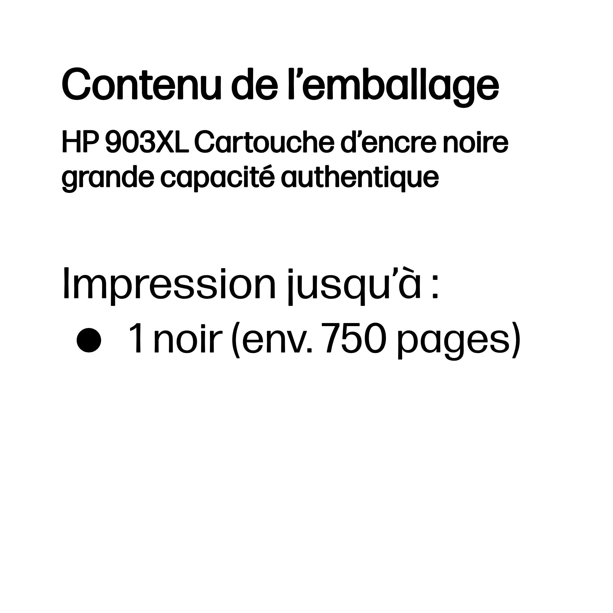 HP 903XL High Yield Black Original Ink Cartridge