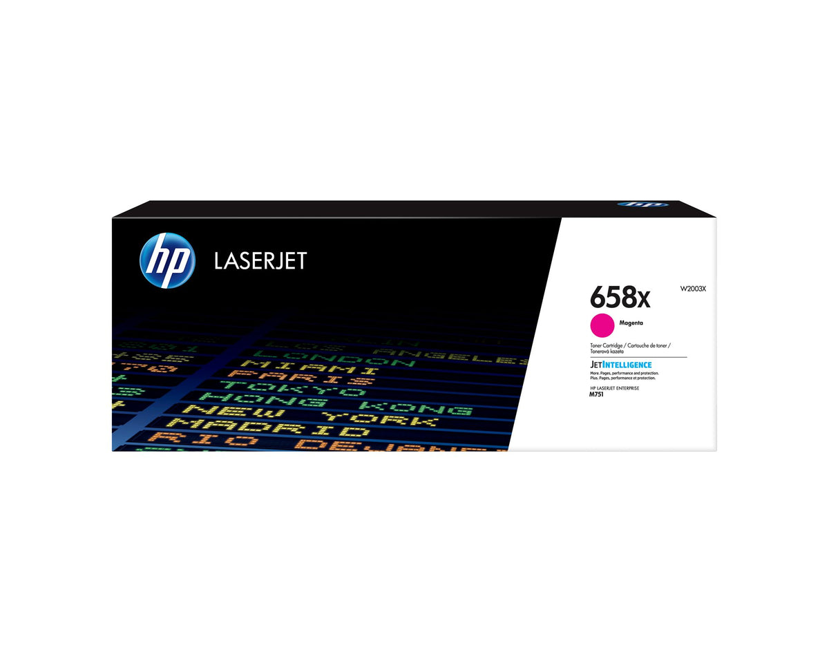 HP 658X Magenta LaserJet Toner Cartridge