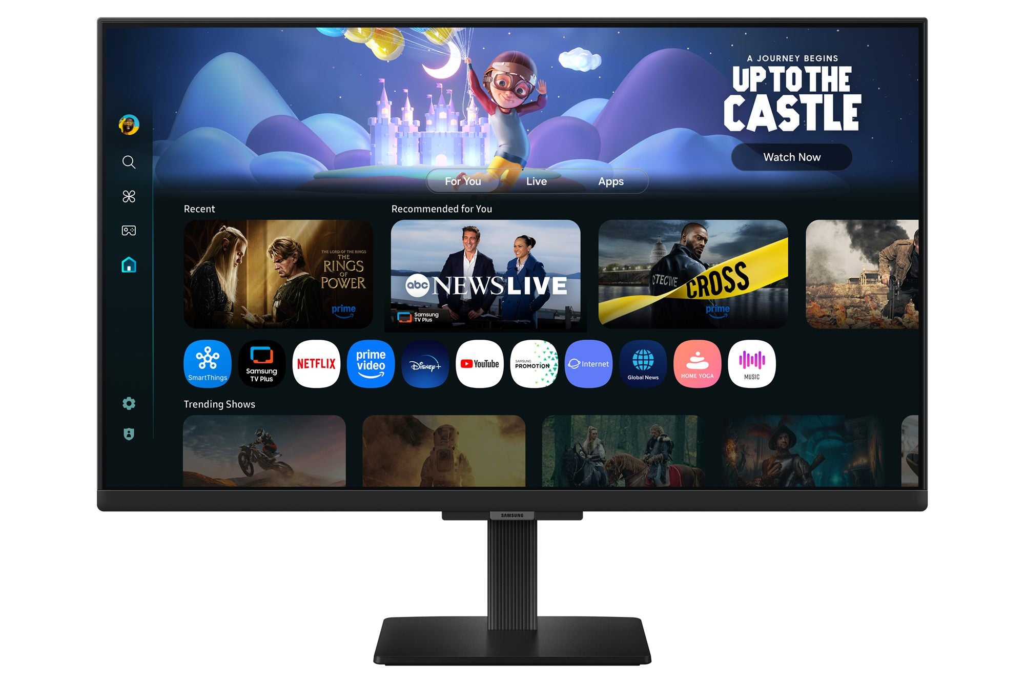 SAMSUNG LS27FM500EUXEN 27p FHD Smart Monitor M50F IPS Panel 60Hz Game Mode Eye Saver Mode & Flicker Free 2x HDMI