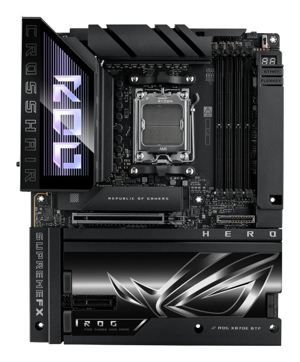 ASUS AMD X870E AM5 Socket ATX motherboard 4xDDR5 1xHDMI 2.1 5xM.2 4xSATA