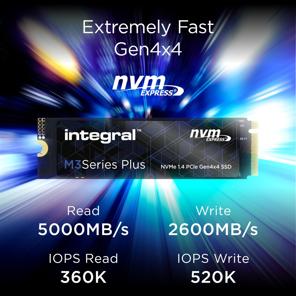 500GB SSD M.2 2280 NVME 1.4 PCIe Gen4x4