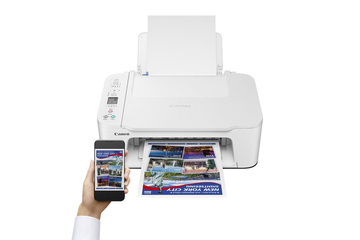 CANON PIXMA TS3751i MFP colour inkjet Legal 216x356mm A4 7.7ipm Print 60sheets Wi-Fi USB White
