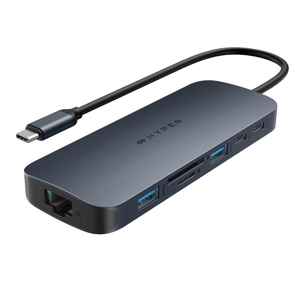 TARGUS HyperDrive EcoSmart Gen.2 Dual HDMI USB-C 11-in-1 Hub w 140 W PD3.1 Pass-Thru - For MST enabled devices