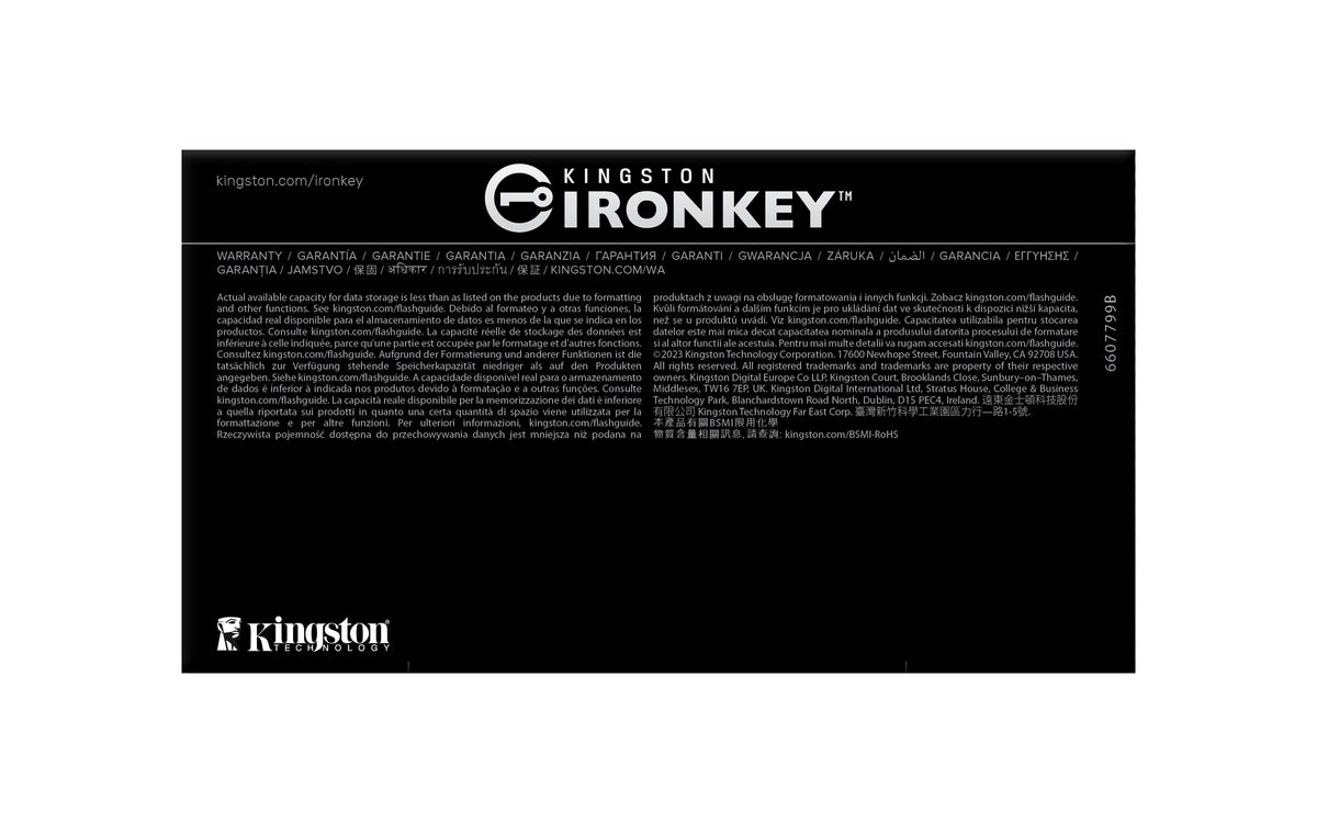 KINGSTON 64Go IronKey D500S FIPS 140-3 Lvl 3 Pending AES-256
