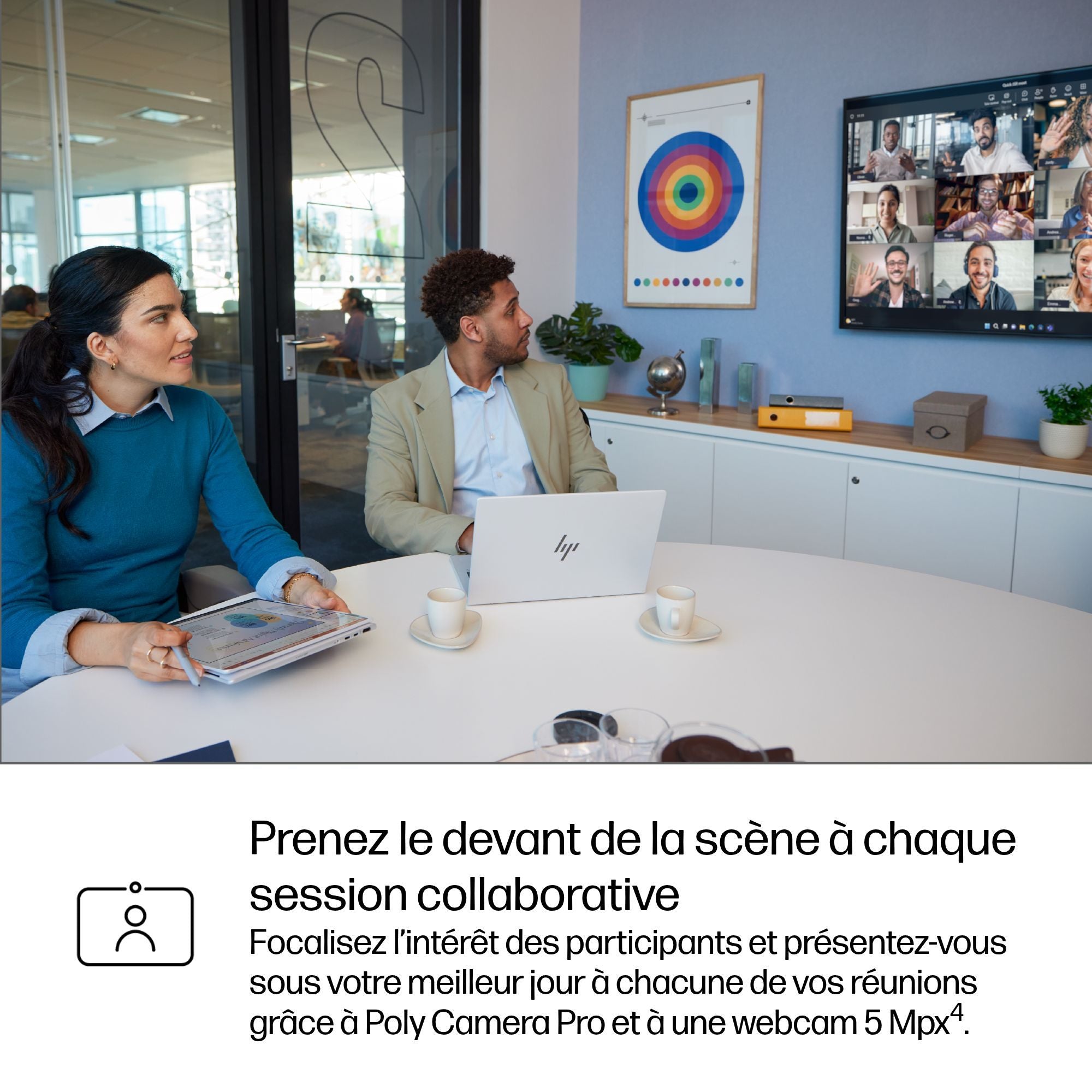 HP EliteBook X Flip IA Nouvelle génération Intel Core Ultra 7 258V 14p WUXGA 32Go 1To SSD UMA W11P Copilot + PC 3/3/0