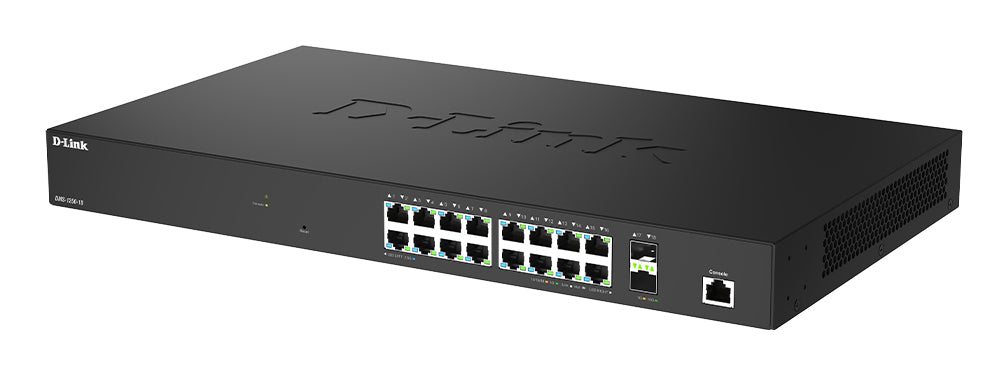 D-LINK Smart+ Switch L2+ 16 ports 2.5 GbE and 2 ports 10 GbE SFP+