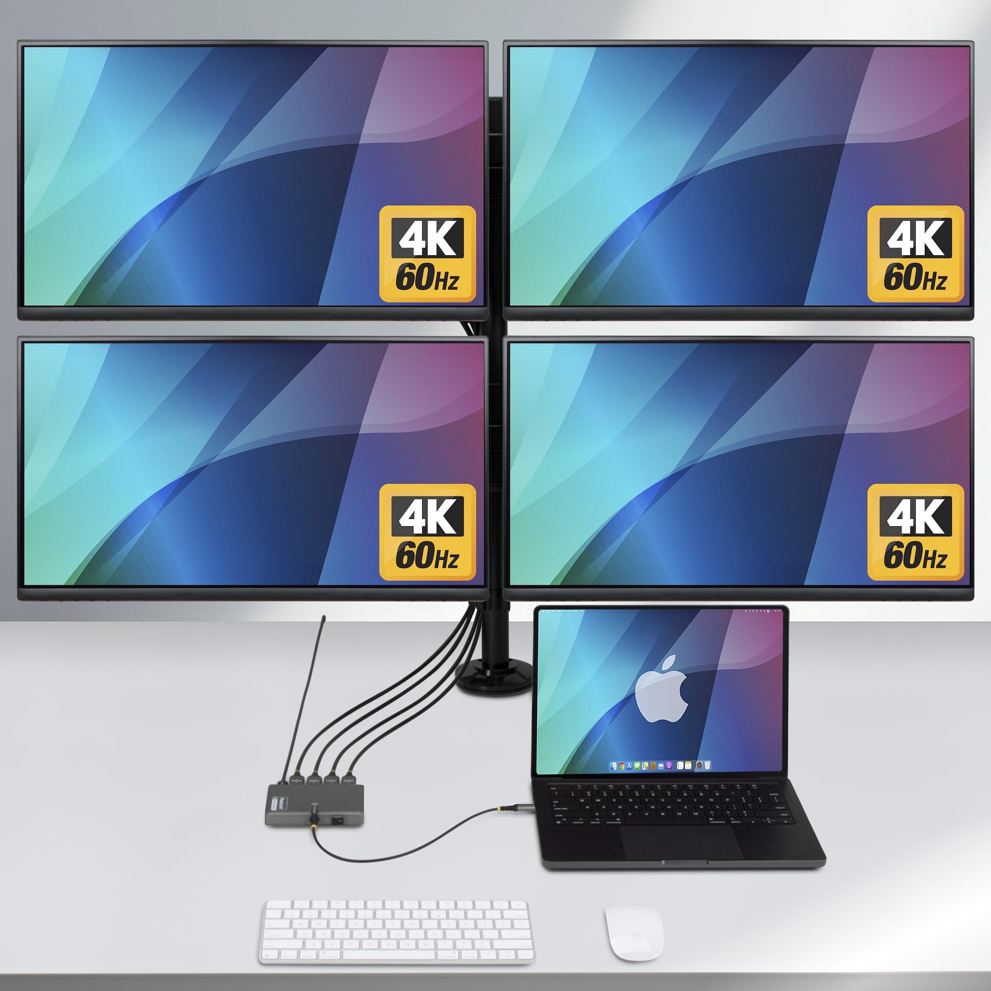 USB-C to Quad HDMI Adapter