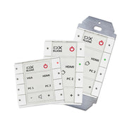 Biamp 8button control pad with Ethernet EU White