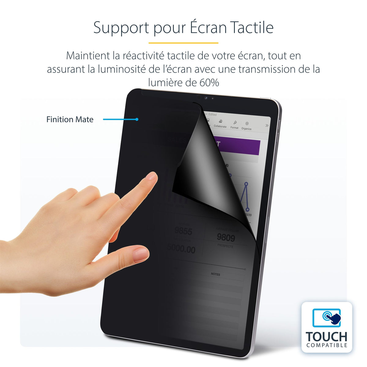 4-Way Privacy Screen For 12.9in iPad Pro