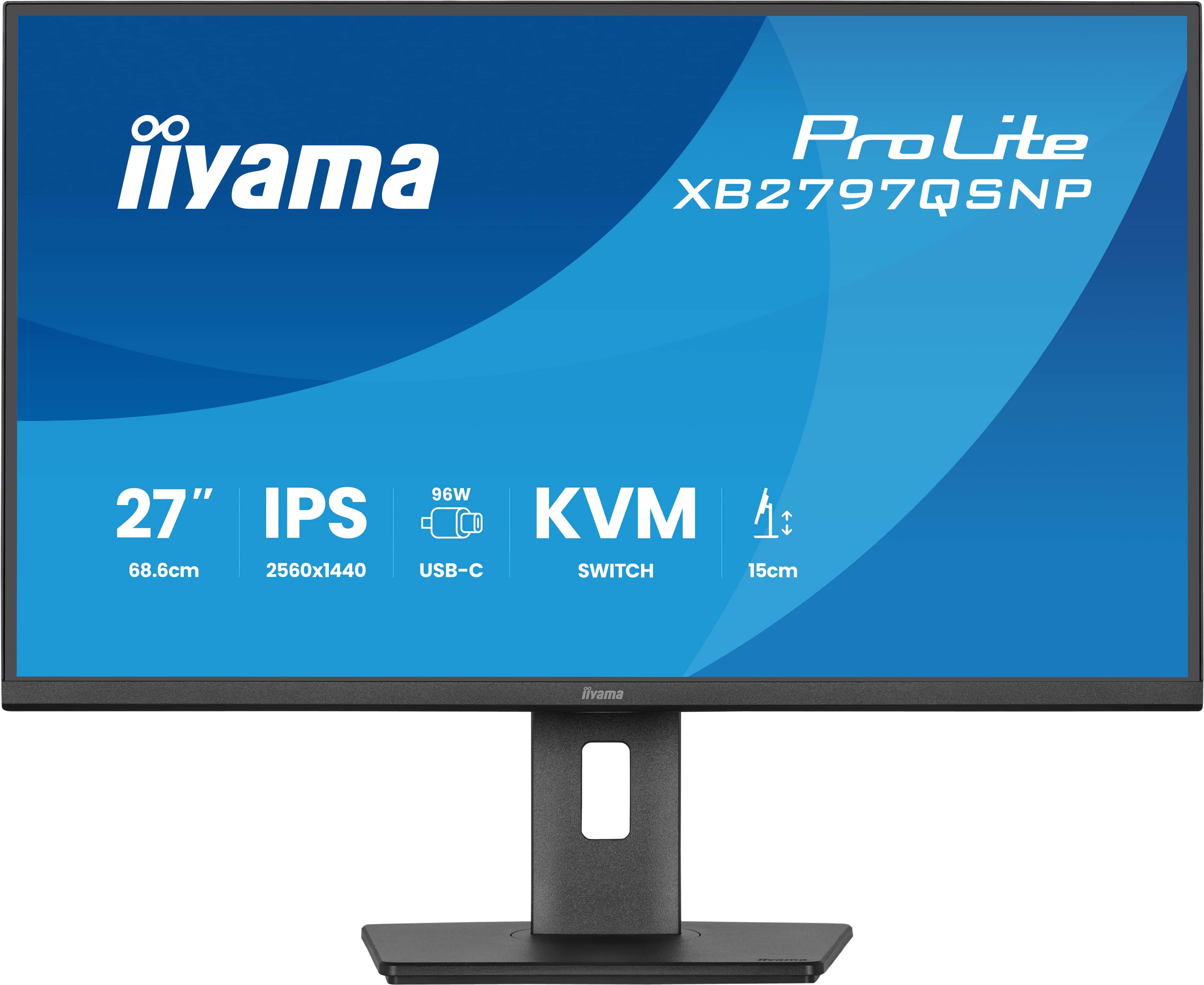 27'' IPS QHD 75Hz puertos y KVM Pro Max