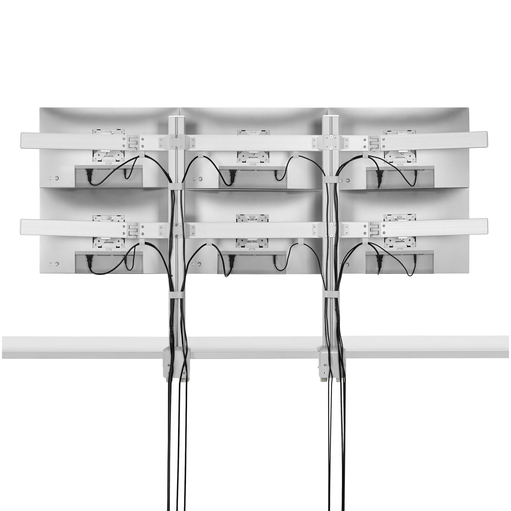 Six-Monitor Desk Mount Max 32"/17.6lb