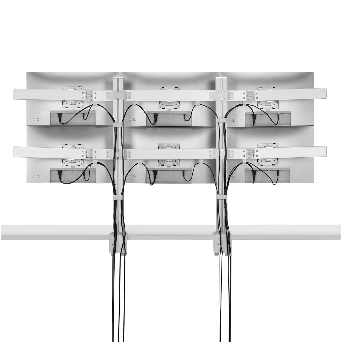 Six-Monitor Desk Mount Max 32"/17.6lb