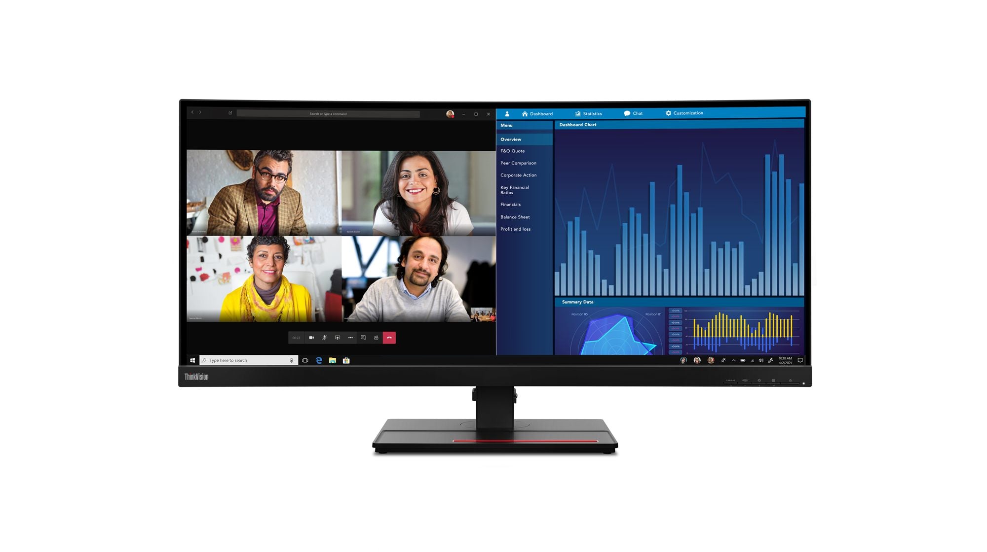 TS/ThinkVision P34w-20 34" Monitor