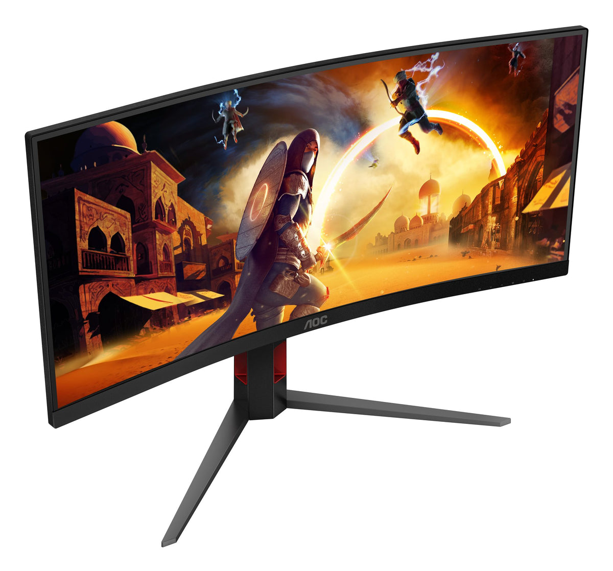 AOC CU34G4 34p Curved Fast VA UWQHD 21:9 180Hz 0.5ms 300cd/m2 HDMI 2.0 DP1.4 Speakers
