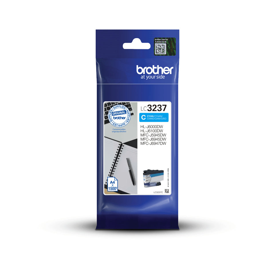BROTHER LC-3237C Cyan Ink 1500 pages