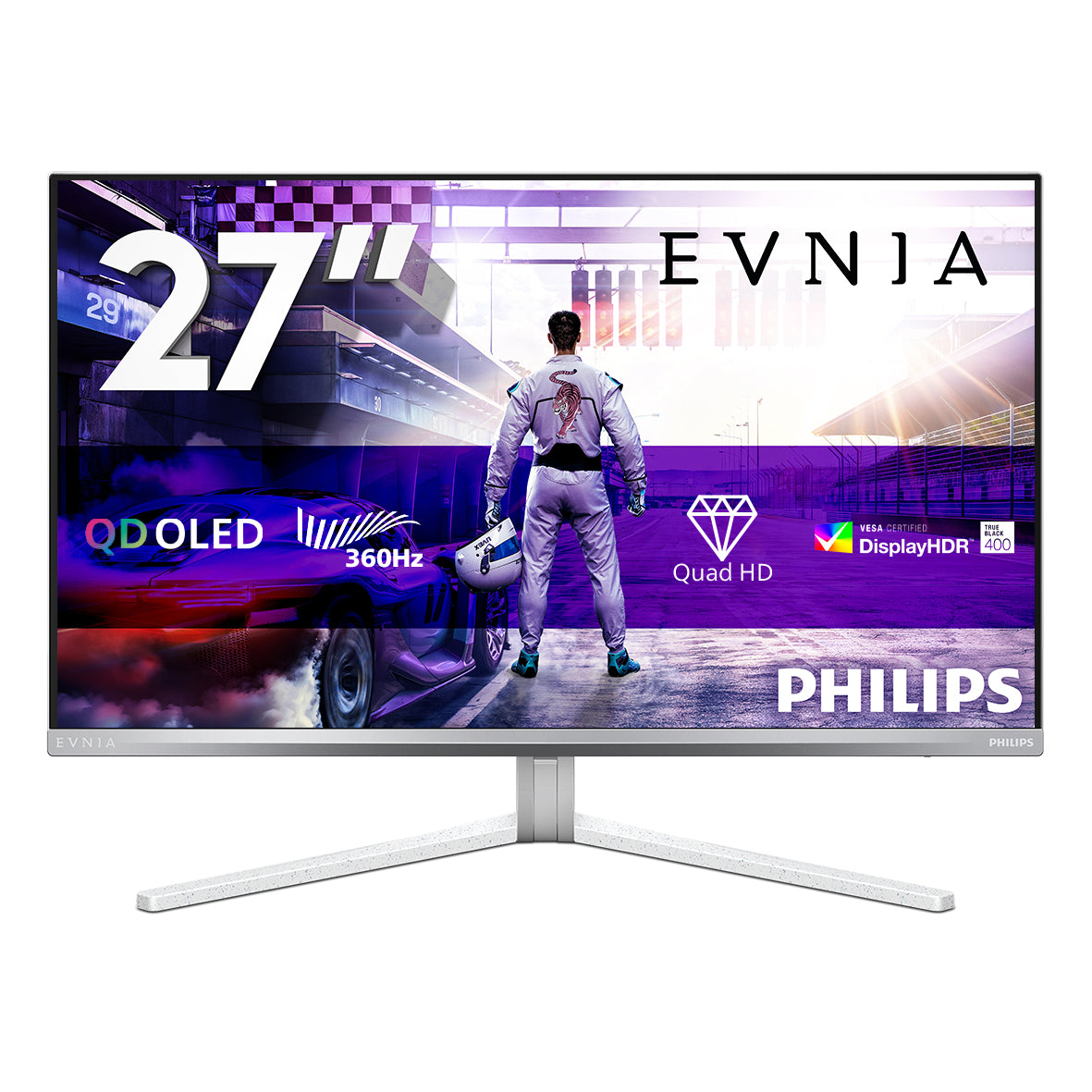 PHILIPS 27M2N8500/00 26.5p QHD OLED 360Hz 1000cd/m2 0.03ms HDMI2.1x2 DP USB Type C Speakers Height Adj.