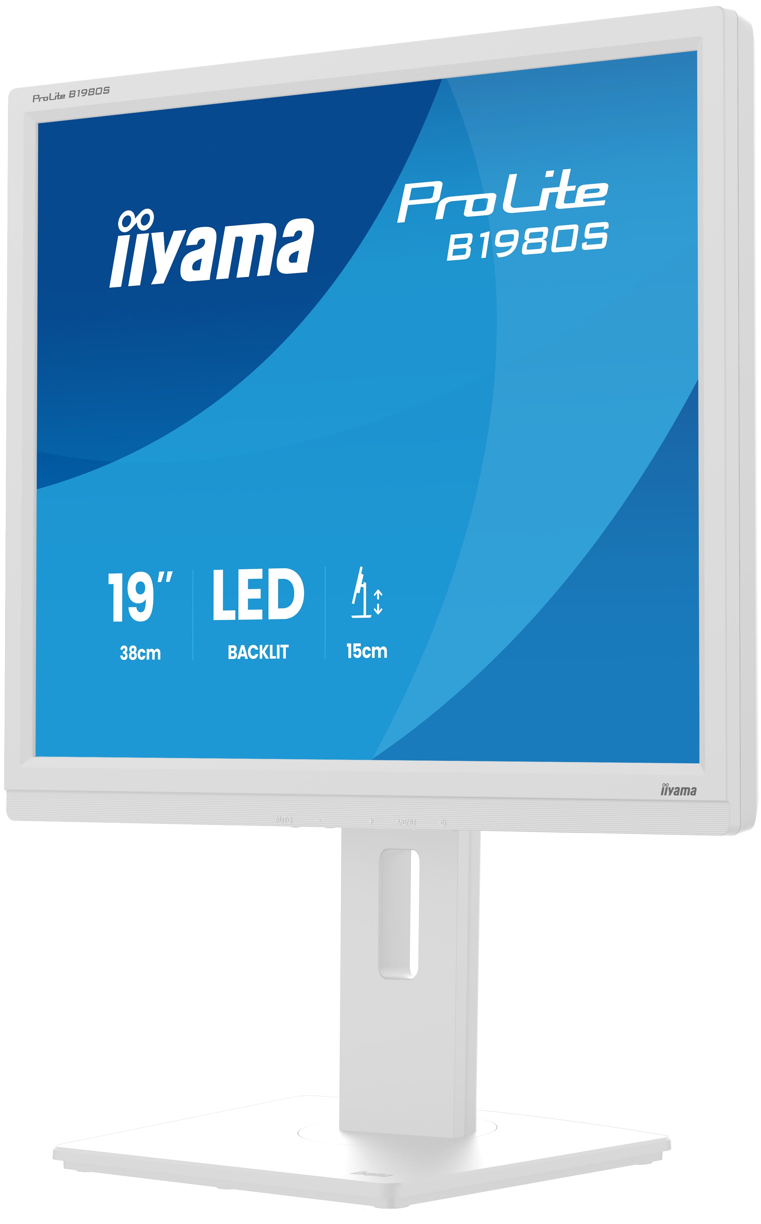 B1980S-W1 19" WHITE TN-1280x1024 13cm He