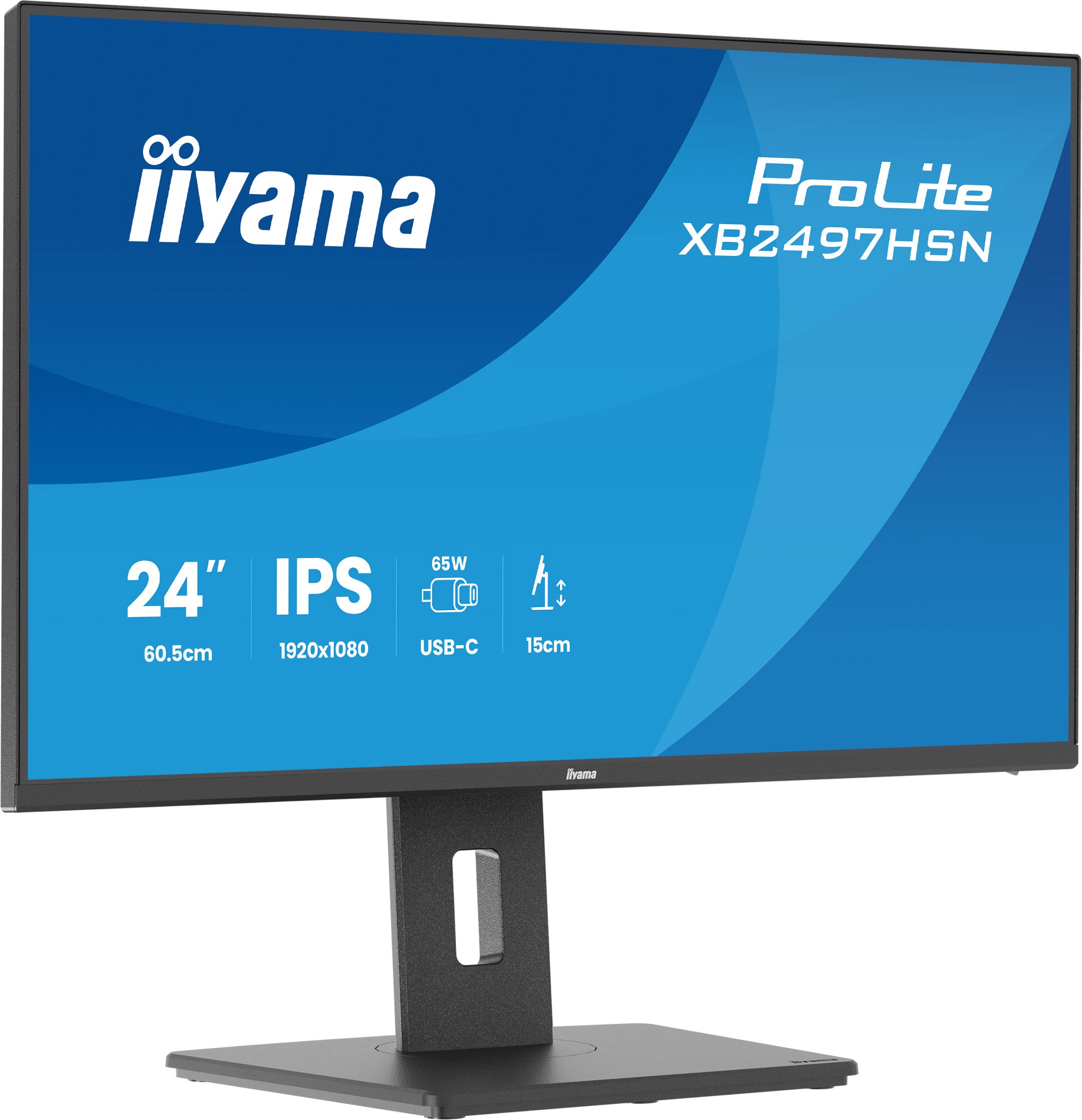 XB2497HSN-B1 24" FHD+USB-C Dock+LAN