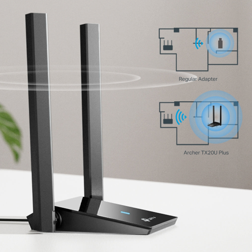 TP-LINK AX1800 High Gain Dual Band Wi-Fi 6 USB Adapter