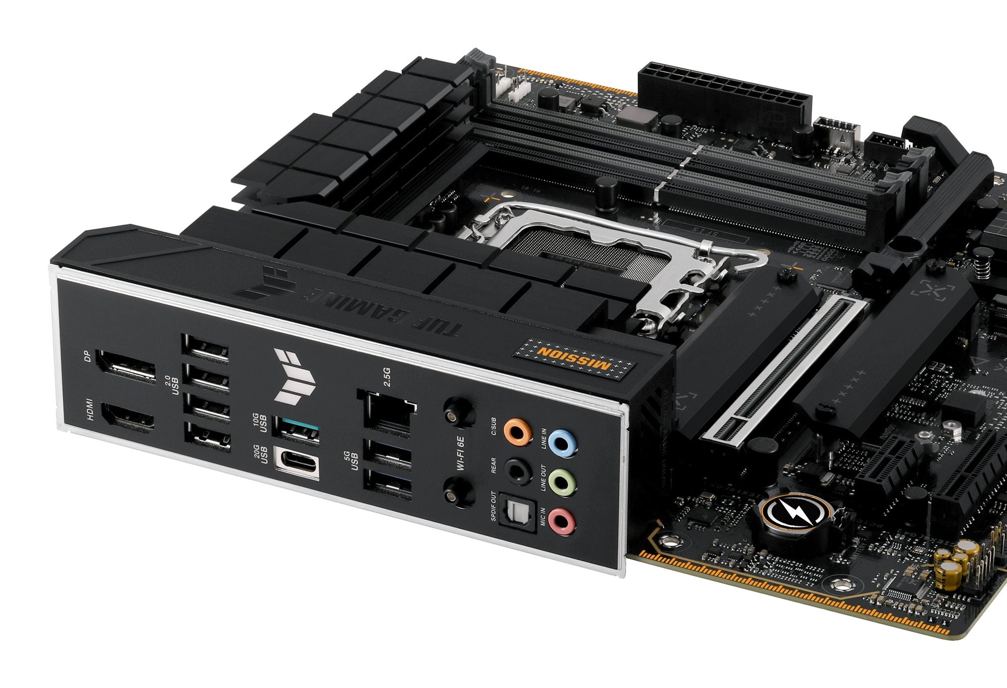 ASUS TUF GAMING B760M-PLUS WIFI II LGA 1700 4xDDR5 microATX 4xSATA MB 1xHDMI 1xDP 3xM.2