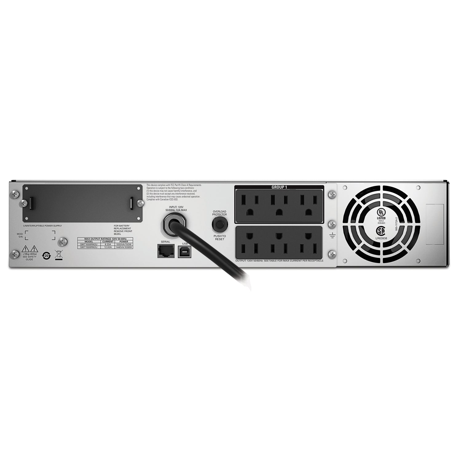 Smart-UPS 1500VA RM 2U 120V Shipboard