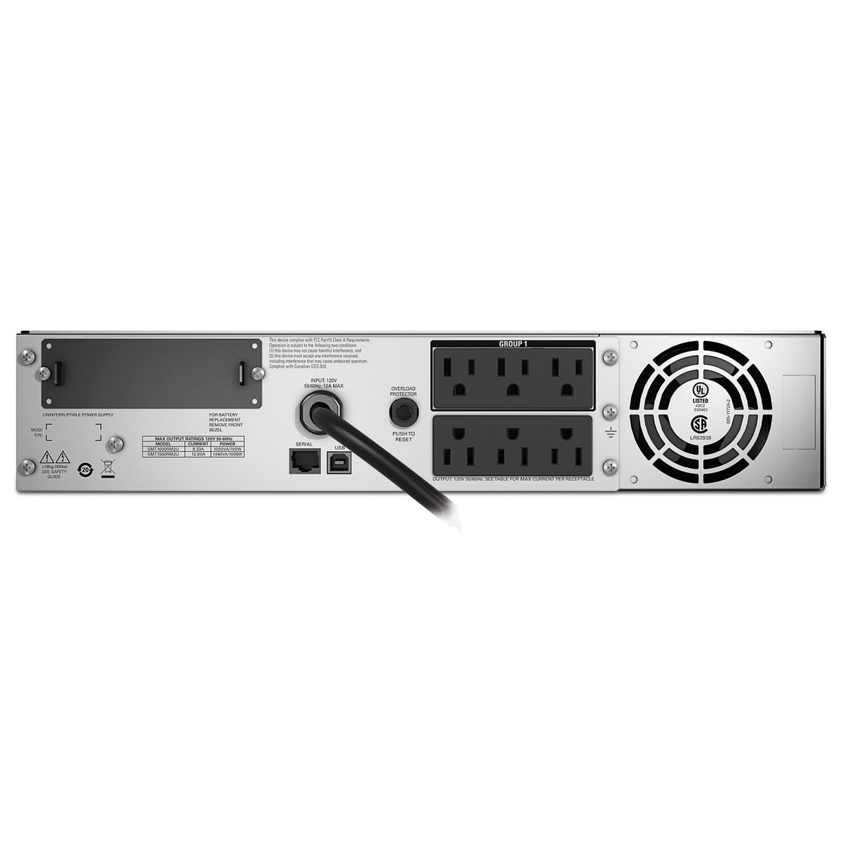 Smart-UPS 1500VA RM 2U 120V Shipboard