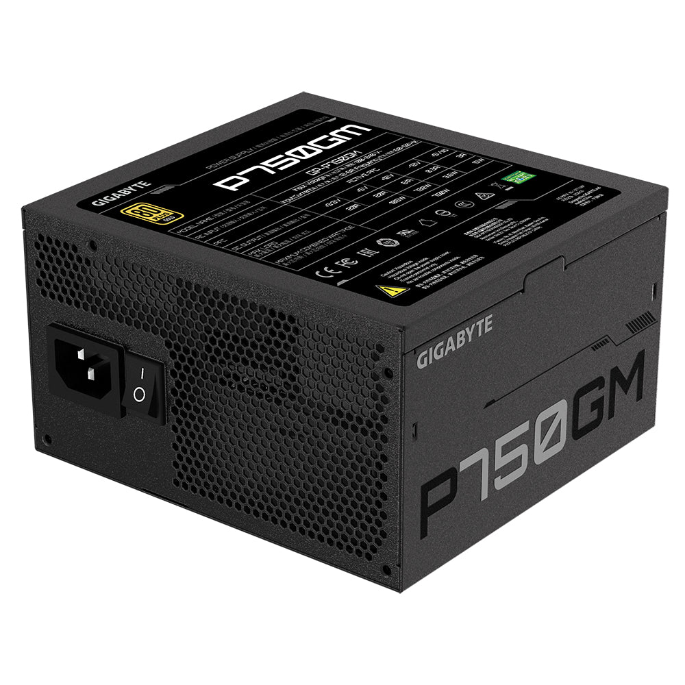 Gigabyte P750GM - 750 W - 100 - 240 V - 50 - 60 Hz - 12-6 A - Actif - 16 ms