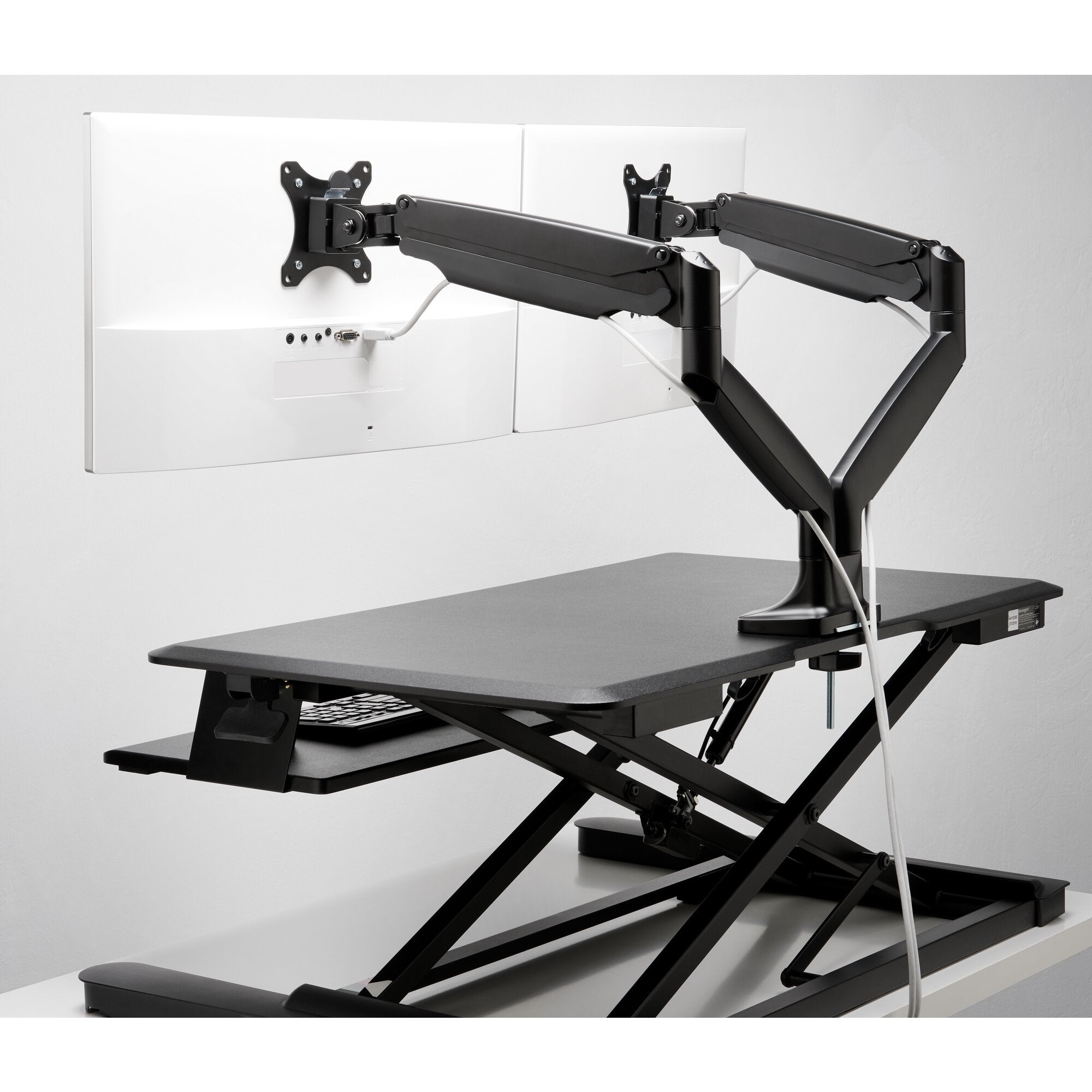 One-Touch Height Adjust Dual MonitArm