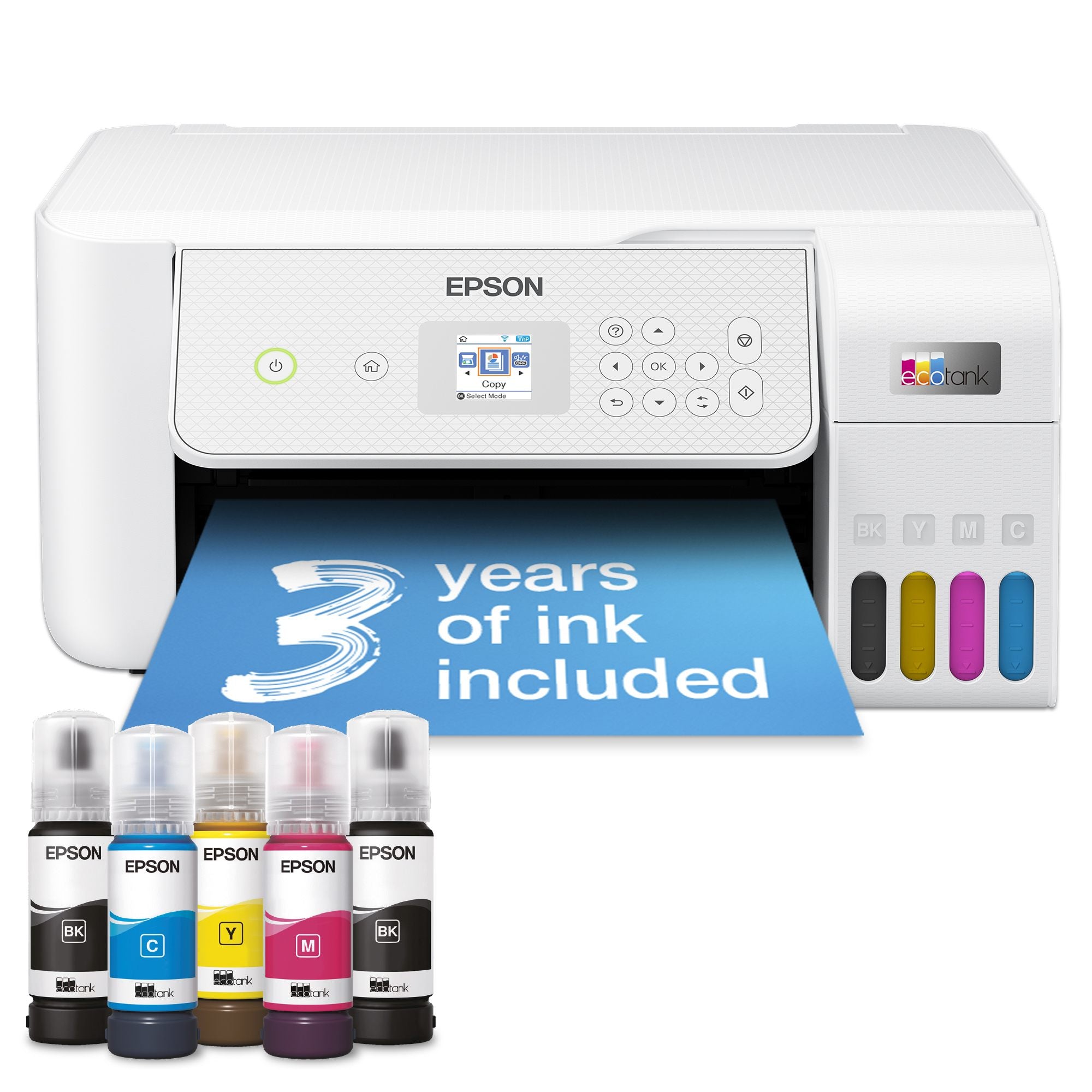 Epson EcoTank L3286 - appareil d'impression tout-en-un - impression, numérisation, copie 5760 x 1440 DPI A4 10ppm Wi-Fi AirPrint