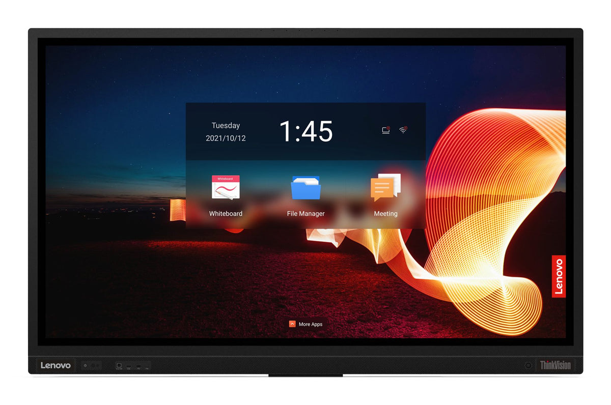 LENOVO ThinkVision iLFD T65 65inch 3840x2160 VA Touch DLED 16:9 60Hz HDR10 HDMI USB-C USB-B RJ45 VGA Android 9.0 4K camera TopSeller