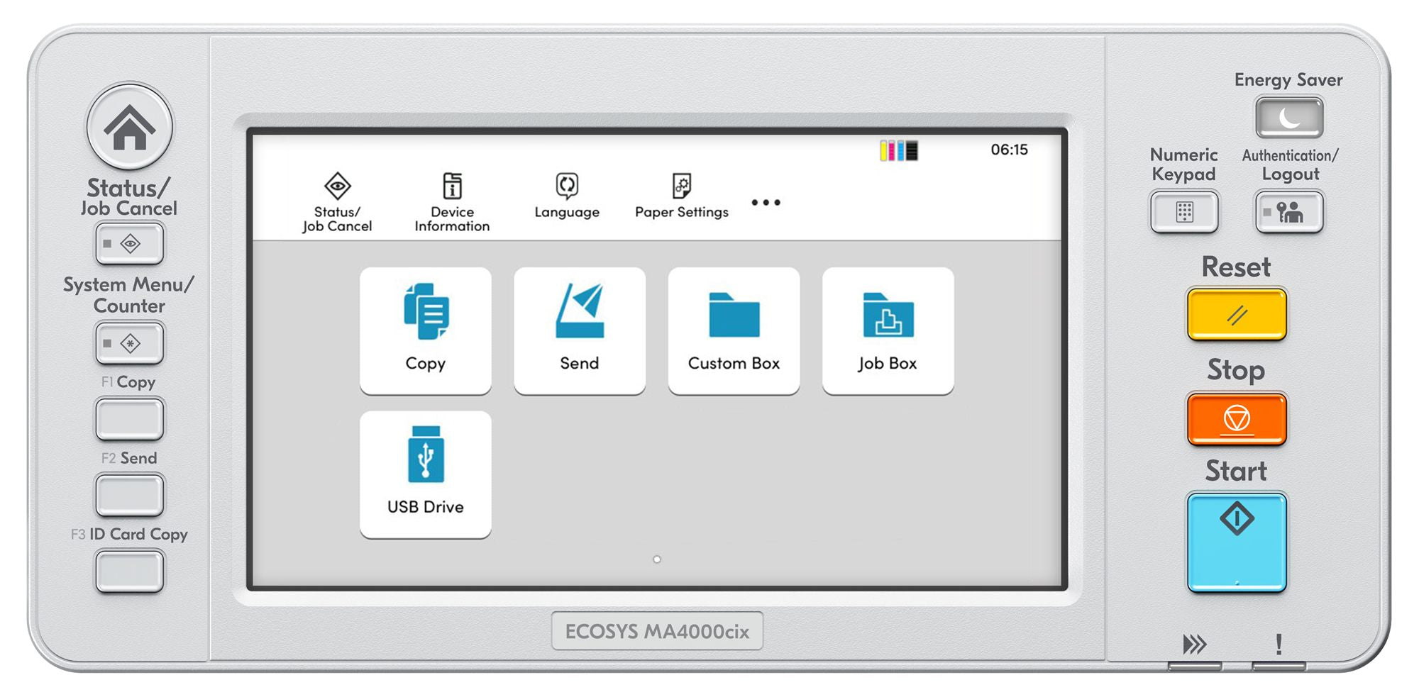 KYOCERA ECOSYS MA4000cix A4 Colour Multifunctional Laser Printer 40 ppm