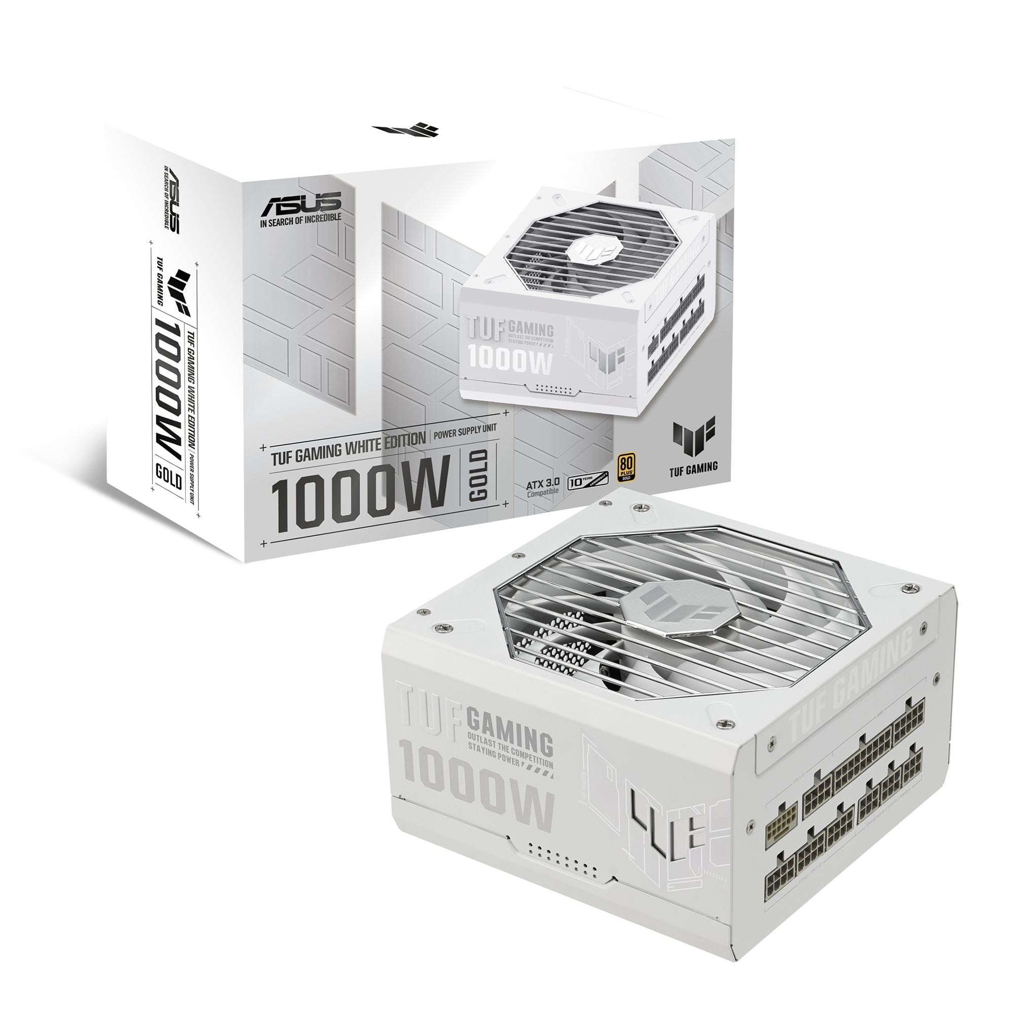 ASUS TUF Gaming 1000W Gold PSU White Edition