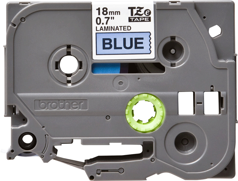 BROTHER P-TOUCH TZE-541 noir sur bleu 18mm