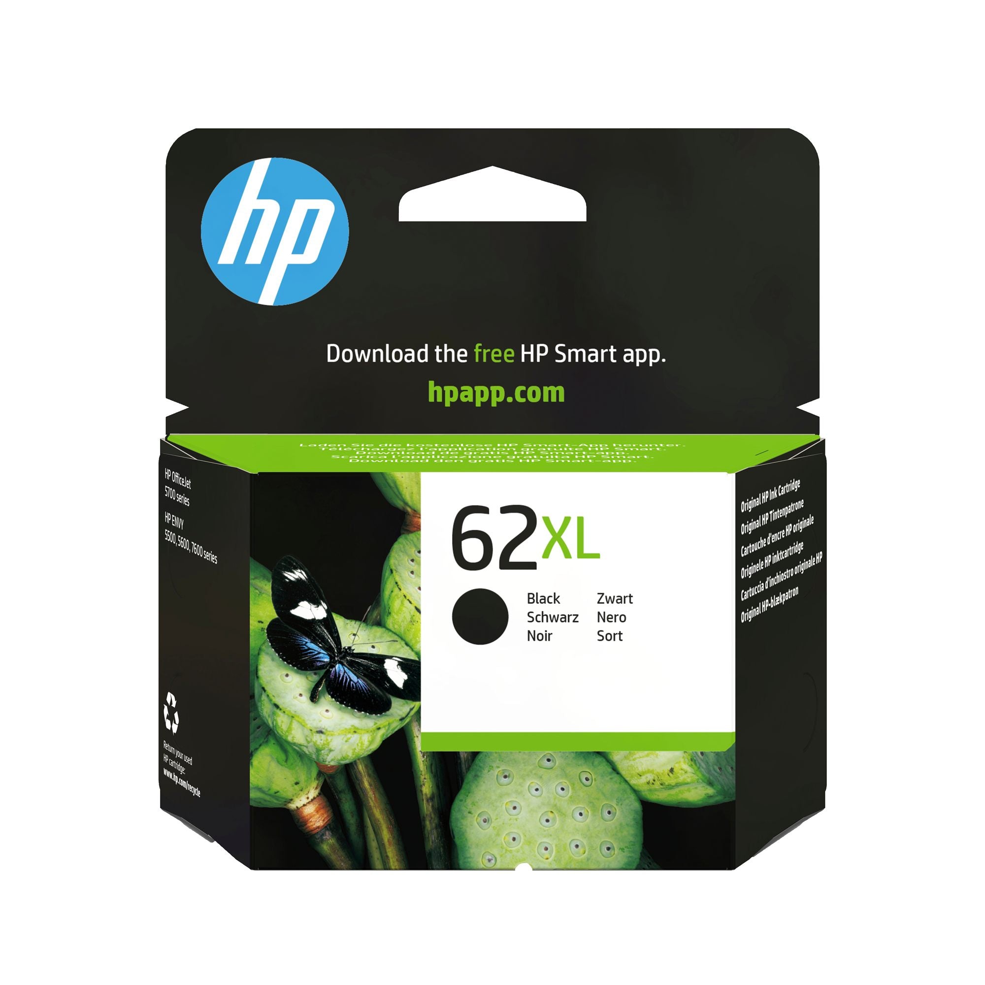 HP 62XL original Ink cartridge C2P05AE UUS black high capacity 1-pack