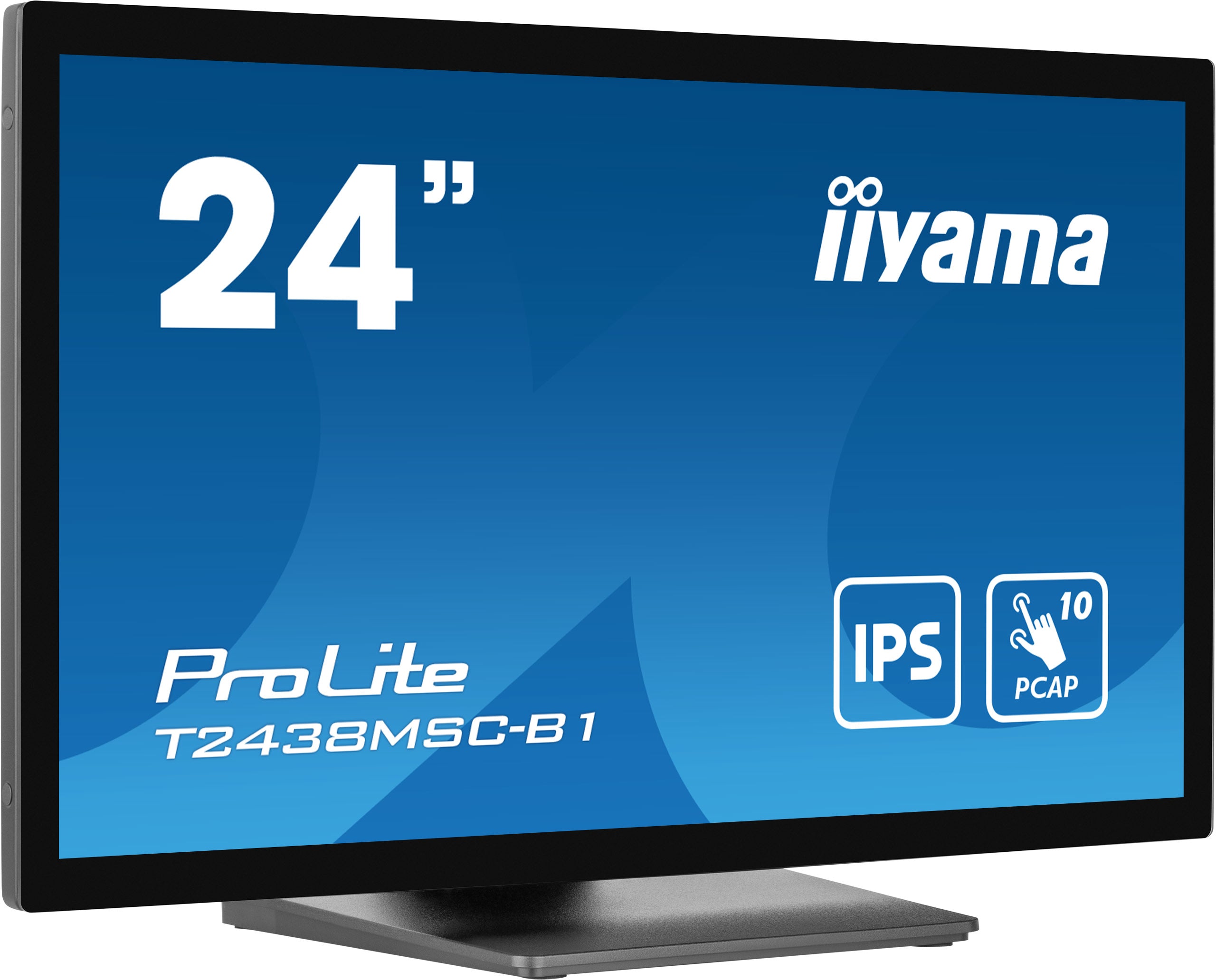 "iiyama ProLite T2438MSC-B1 écran plat de PC 60,5 cm (23.8"") 1920 x 1080 pixels Full HD LED Écran tactile Noir"