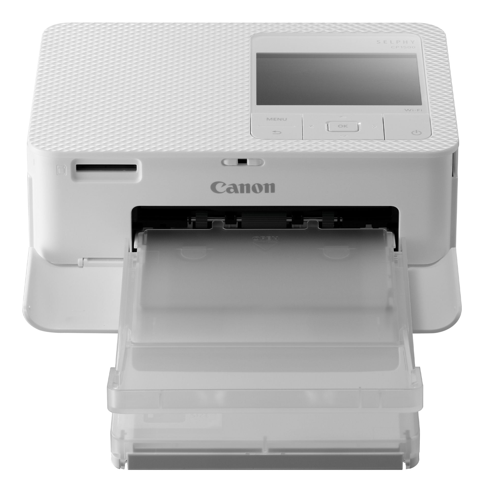 CANON SELPHY CP1500 Printer colour dye sublimation 148x100mm 0.41 min/page colour USB Wi-Fi White