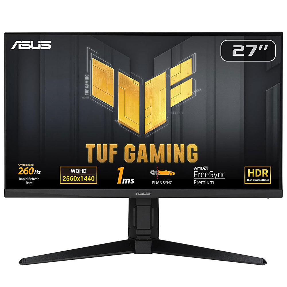 "ASUS TUF Gaming VG27AQML1A écran plat de PC 68,6 cm (27"") 2560 x 1440 pixels Wide Quad HD LCD Noir"