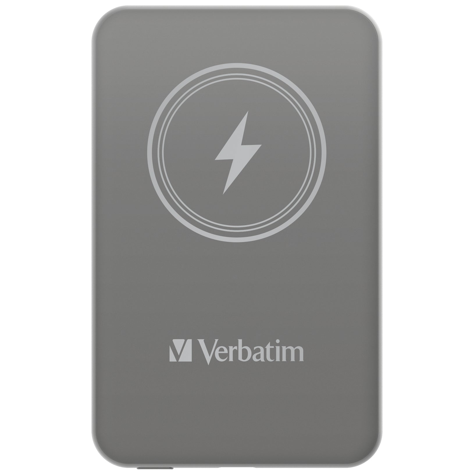 VERBATIM CHARGE N GO MAGNETIC WIRELESS POWER BANK 5000 GREY WCF (P)