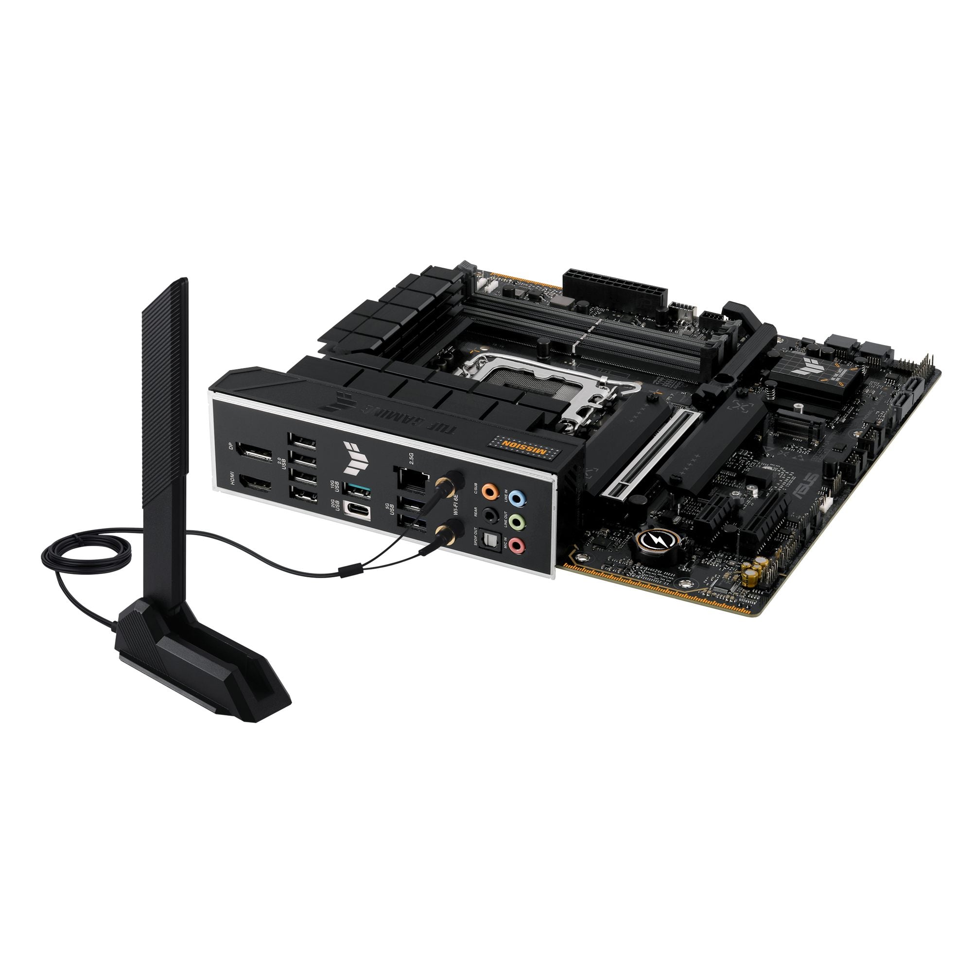 ASUS TUF GAMING B760M-PLUS WIFI II LGA 1700 4xDDR5 microATX 4xSATA MB 1xHDMI 1xDP 3xM.2