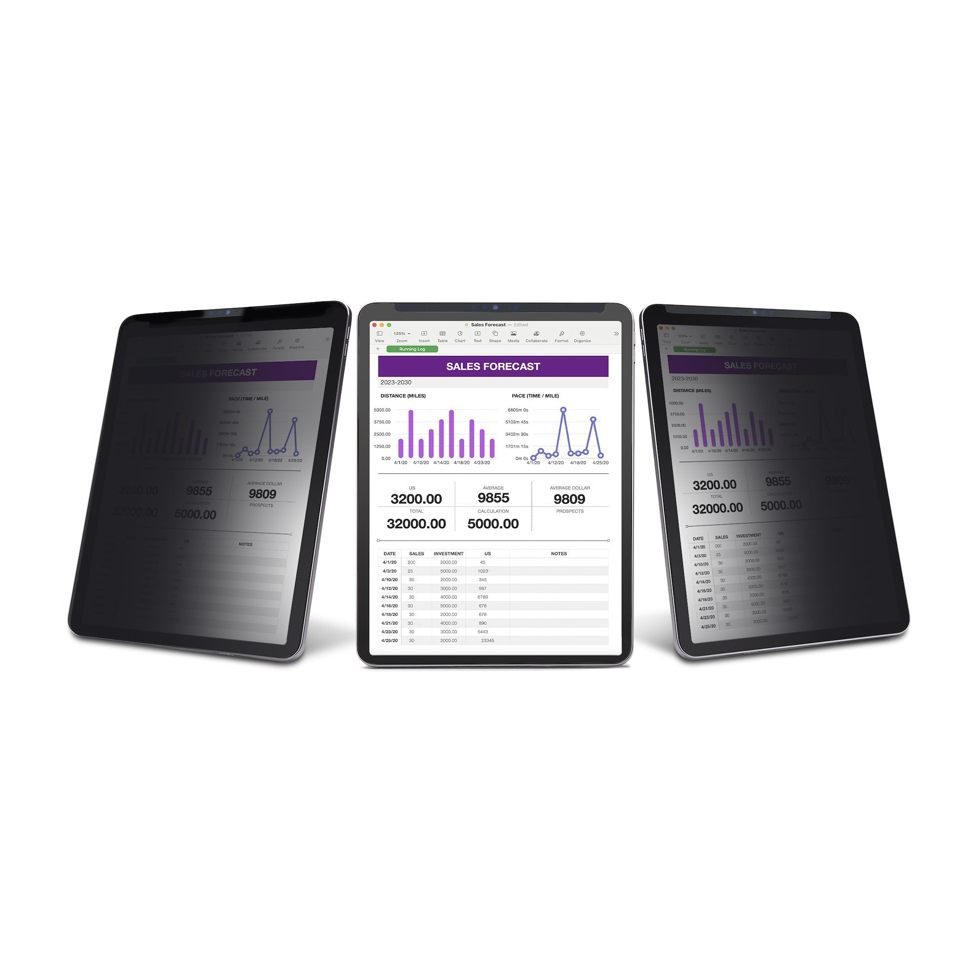 4-Way Privacy Screen For 11in iPad Pro