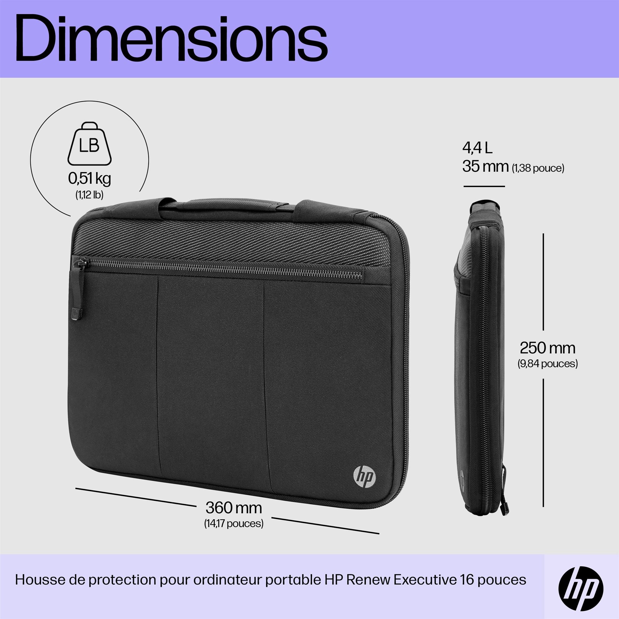HP Renew Executive 14.1p Laptop Sleeve