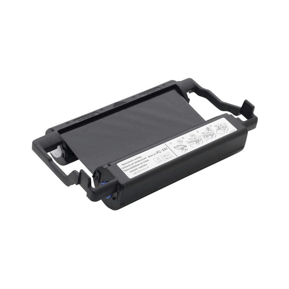 BROTHER PC-201 cassette ruban noir 420 pages pack de 1