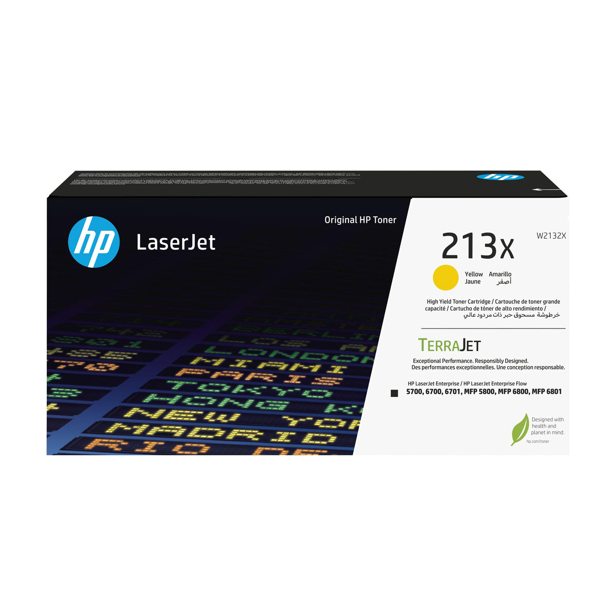 HP 213X Yellow Original LaserJet Toner Cartridge