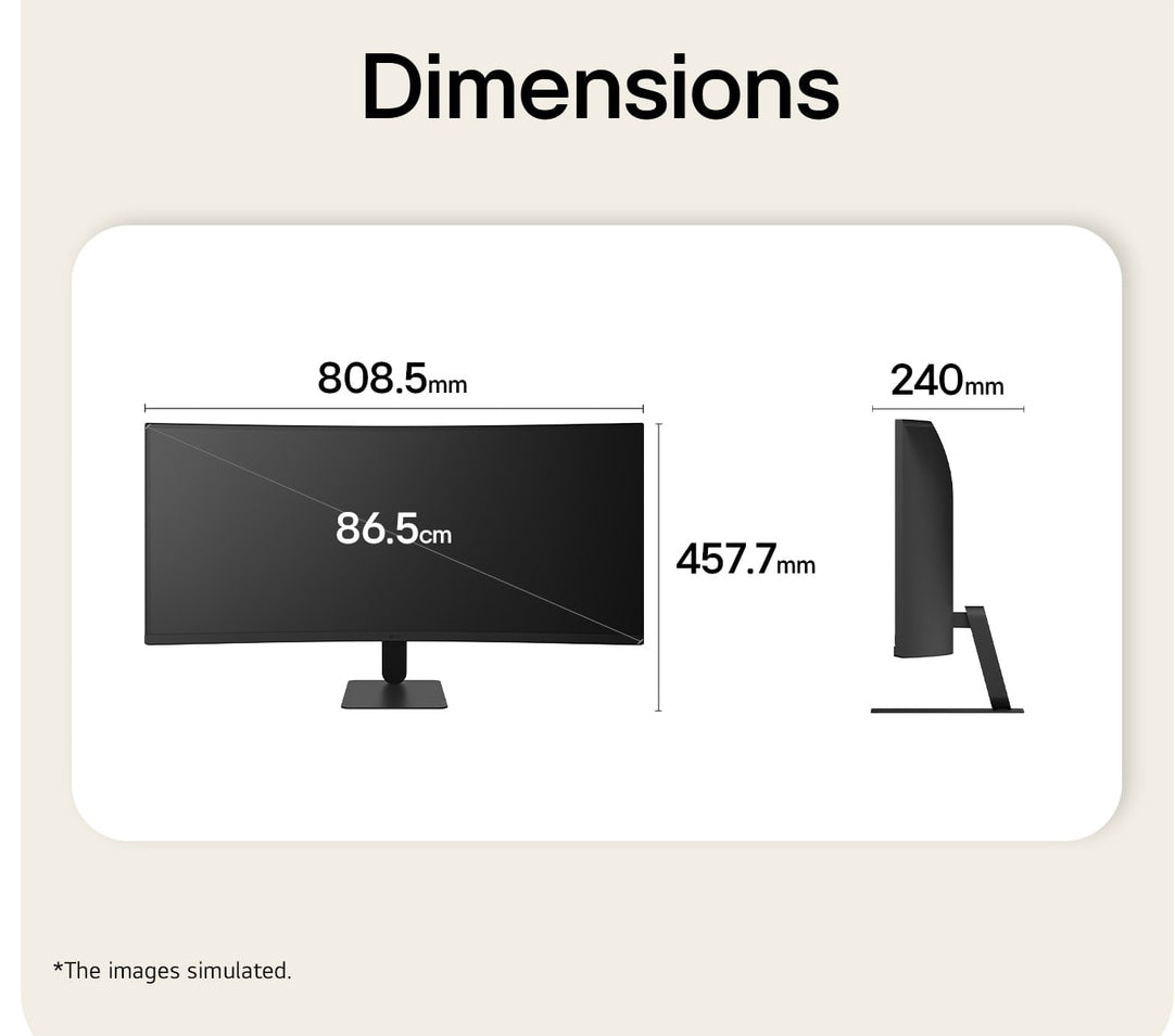 LG UltraWide- 5 ms GtG WQHD 3440 x