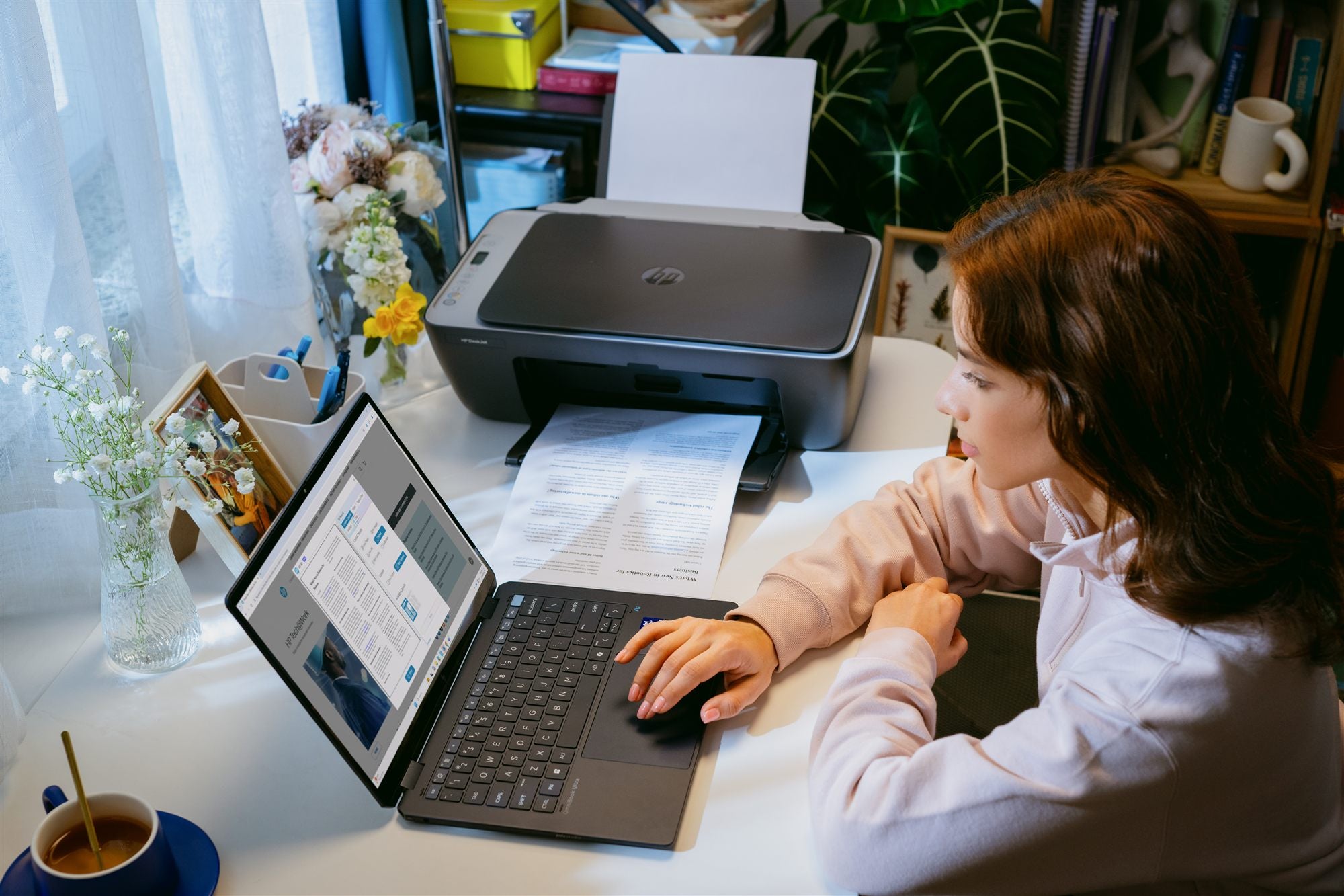 HP DeskJet 2920 All-in-One Printer A jet d'encre thermique A4 4800 x 1200 DPI 7,5 ppm Wifi
