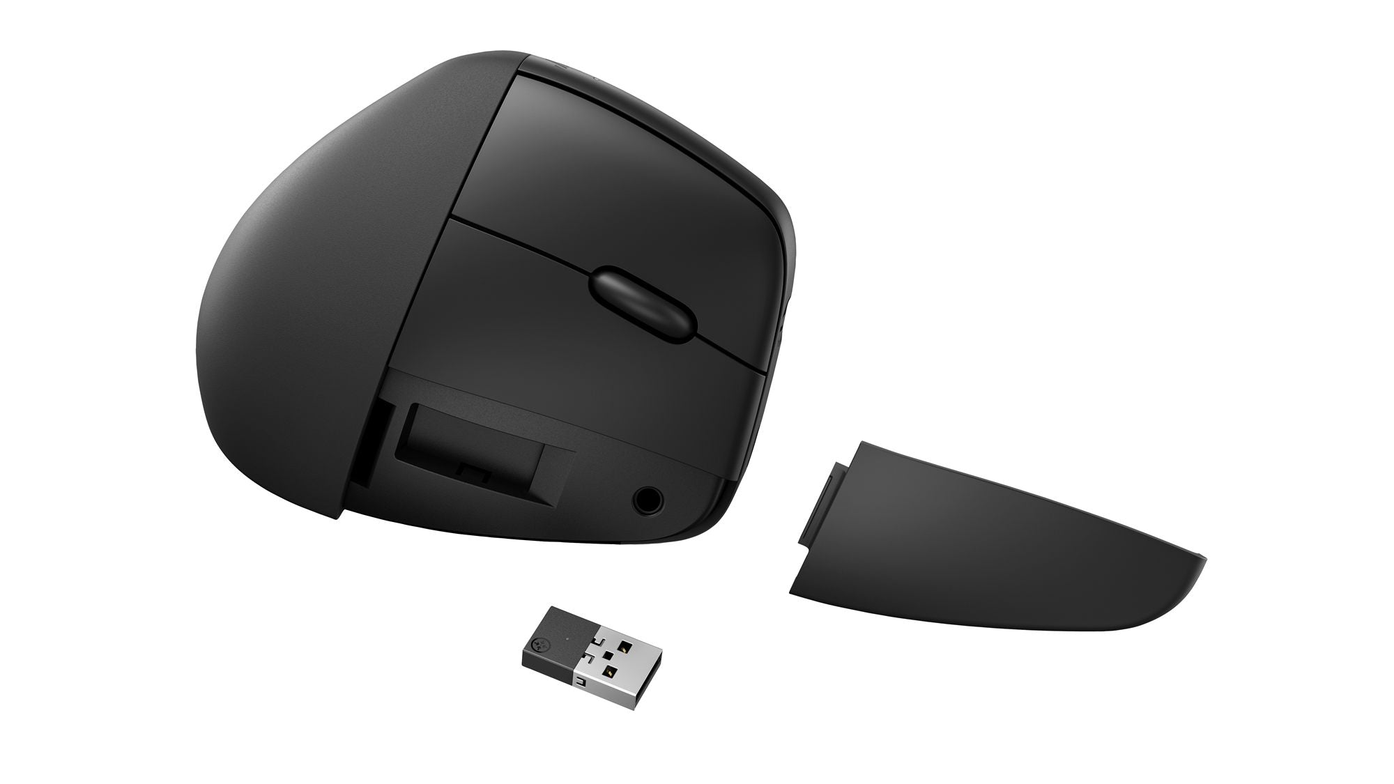 Souris sans fil HP 925 Ergonomique Verticale - récepteur USB + Bluetooth noir (6H1A5AA)