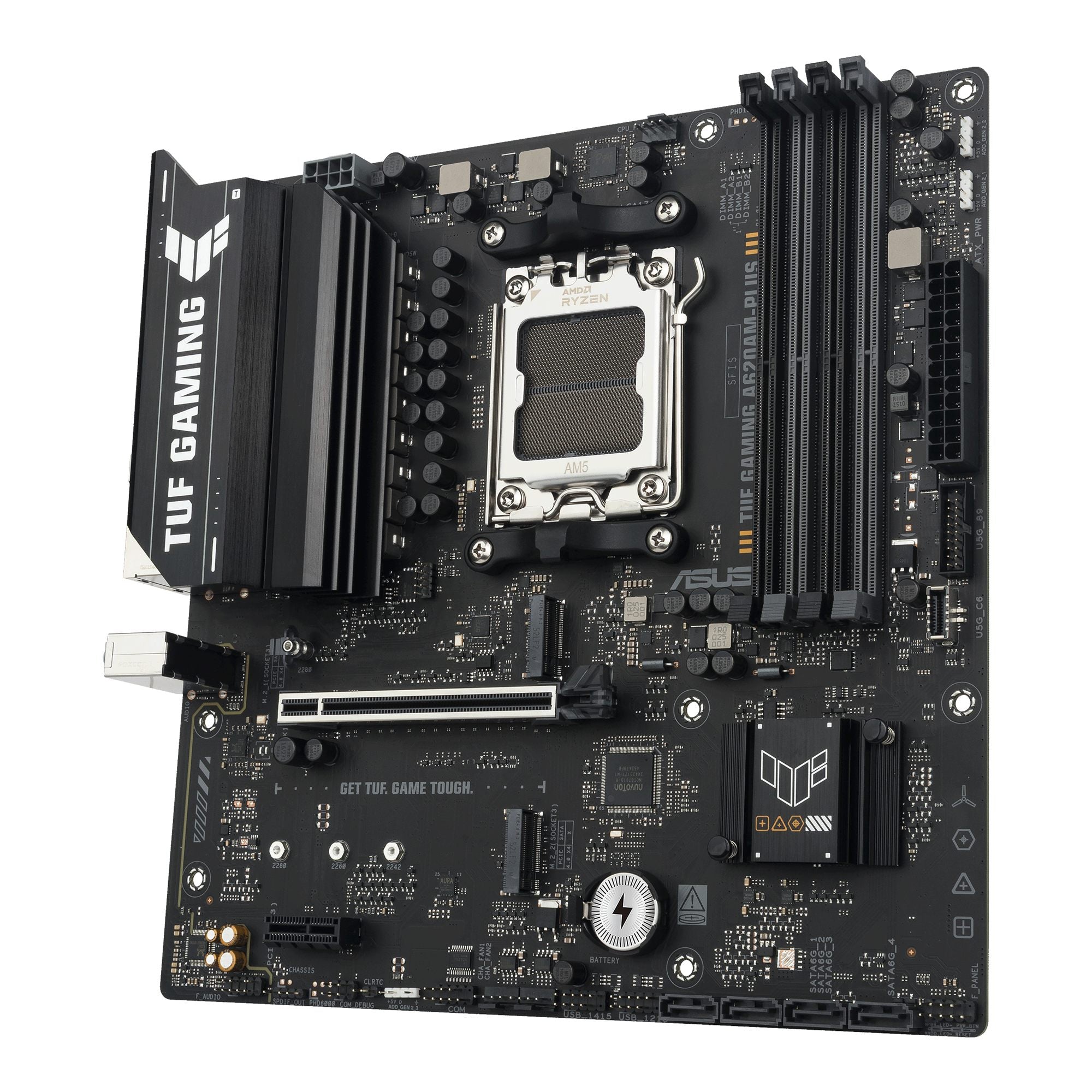 ASUS AMD A620A micro-ATX motherboard 4xDDR5 1xHDMI 2.1 2xDP 1.4 2xM.2 4xSATA