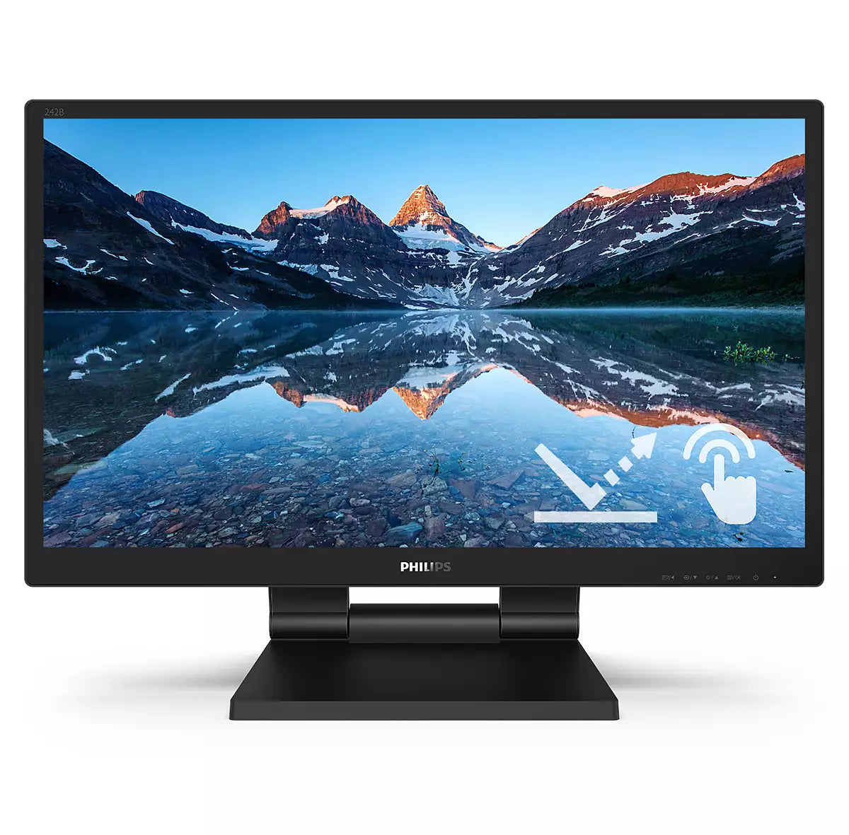 PHILIPS 242B9TL/00 B-Line 60.5cm 23.8p LCD monitor with SmoothTouch VGA HDMI DP DVI