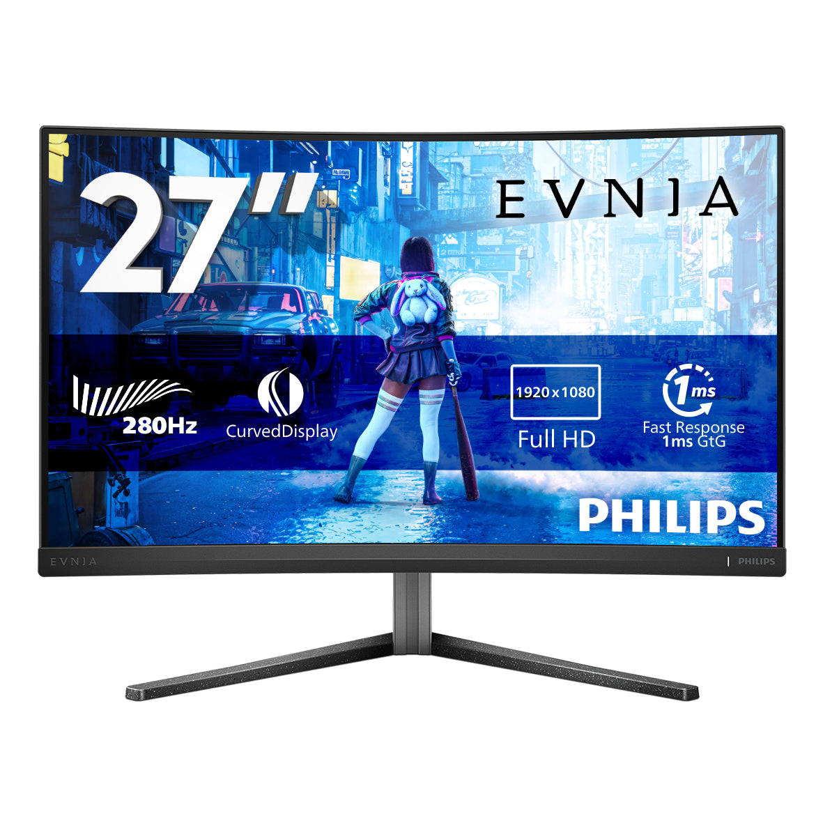 PHILIPS 27M2C5200W 27p FHD 16:9 HDMI Black/Grey